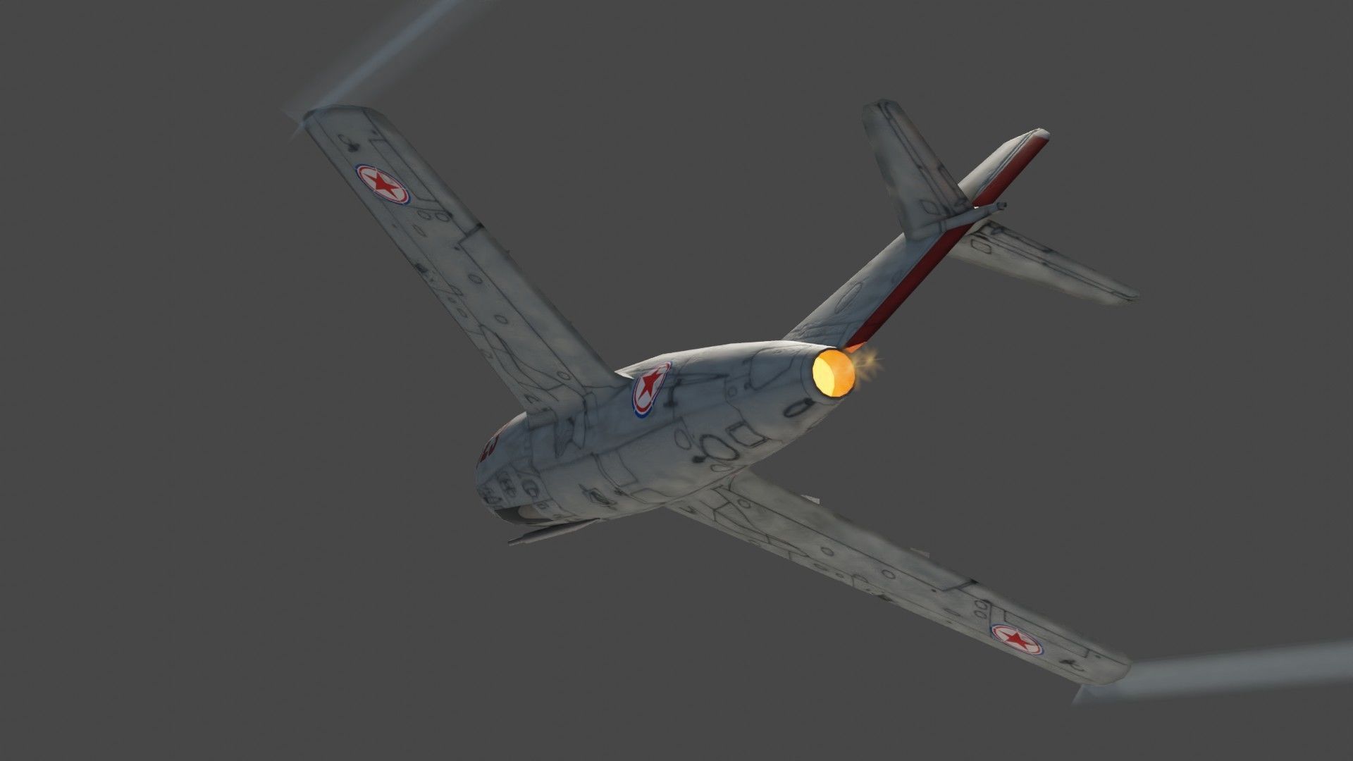 Mikoyan-Gurevich MIG-15 Fagot Low-poly 3D model_12