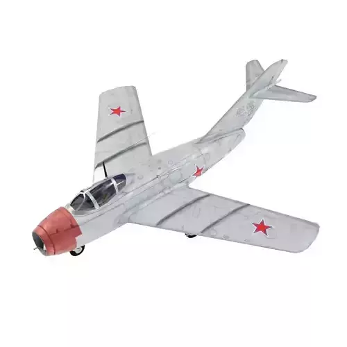 Mikoyan-Gurevich MIG-15 Fagot Low-poly 3D model