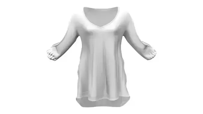 Beach Long Sleeve Chiffon Dress