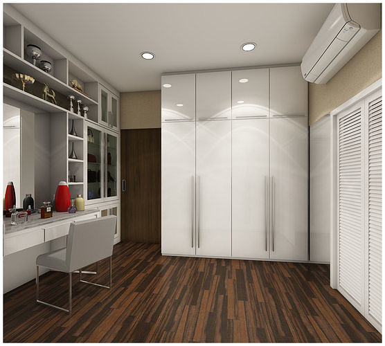 bedroom 10 3D model 5