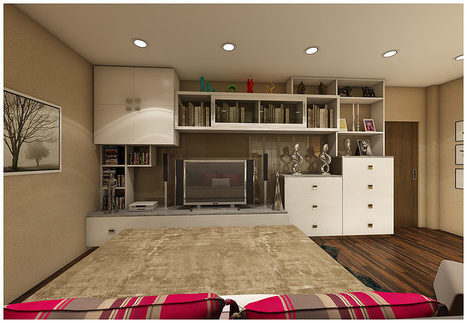 bedroom 10 3D model 3