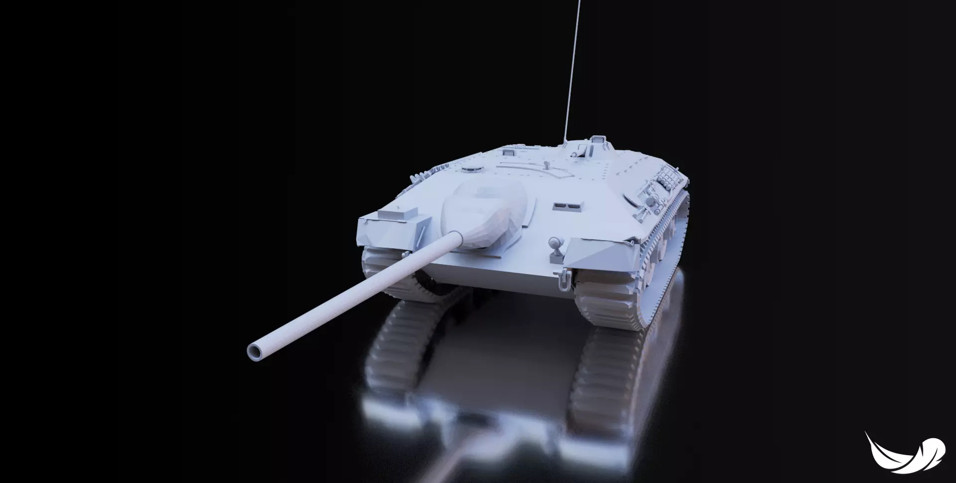 E-25 TANK - 1-35 - 1-50 - 1-72 3D print model_0