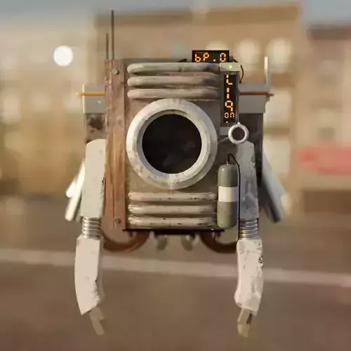 Sci fi robot 3D model