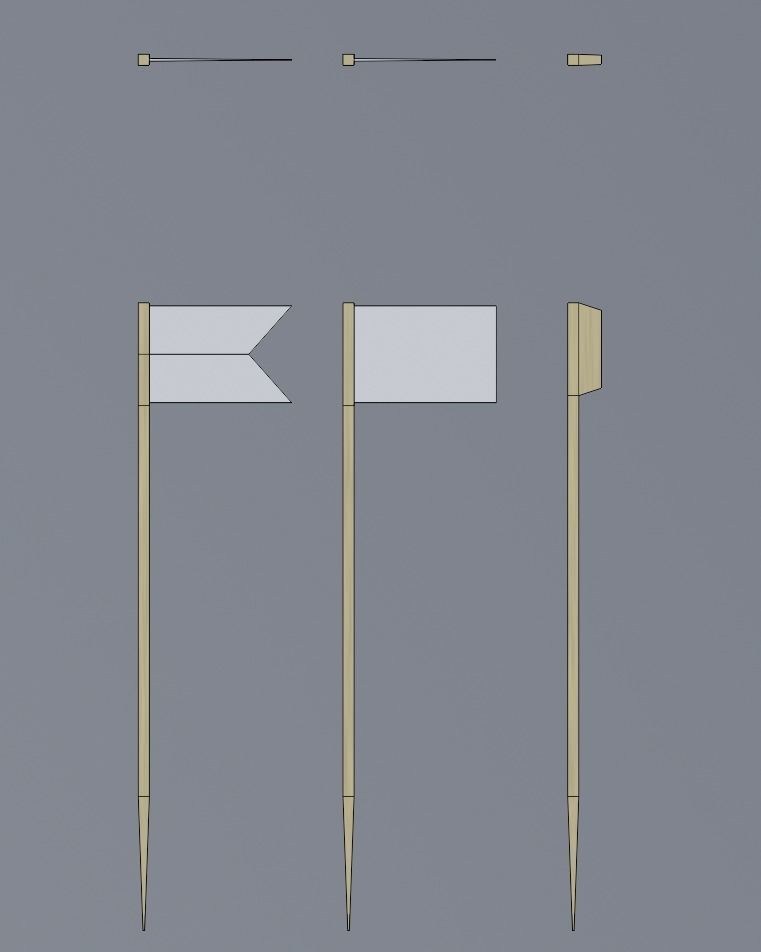 Sandwich create set -Bread and ingredient- Low-poly 3D model_31