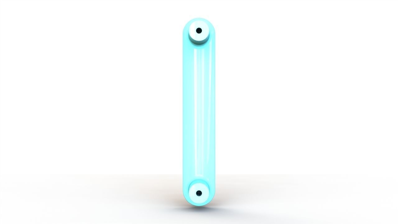 Cabinet door handle 3D print model_11