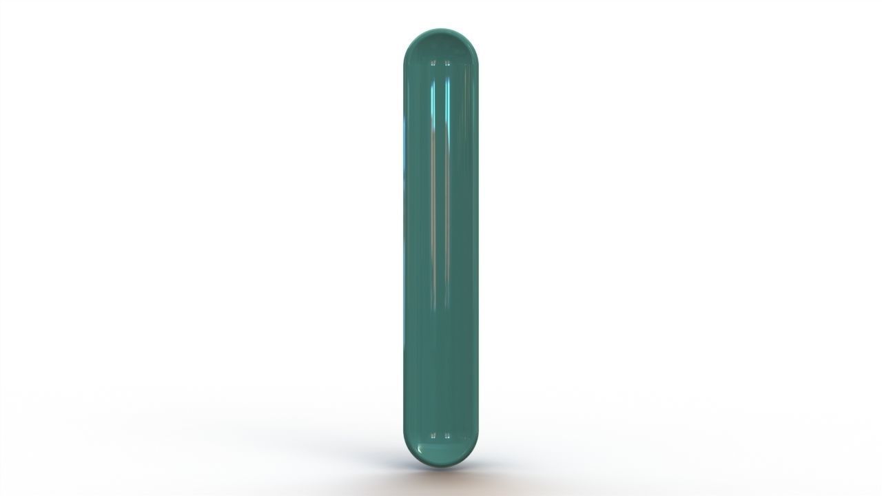 Cabinet door handle 3D print model_6