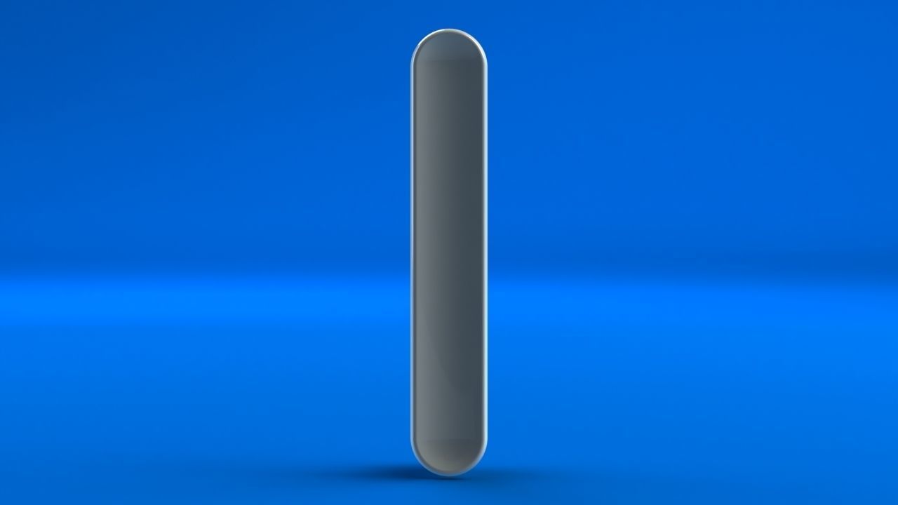 Cabinet door handle 3D print model_7