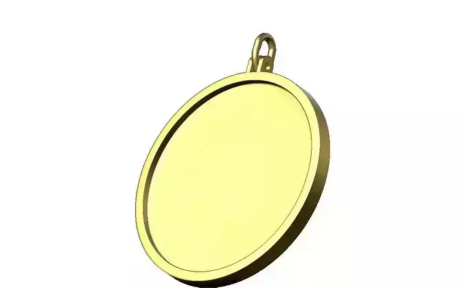 round pendant jewellery