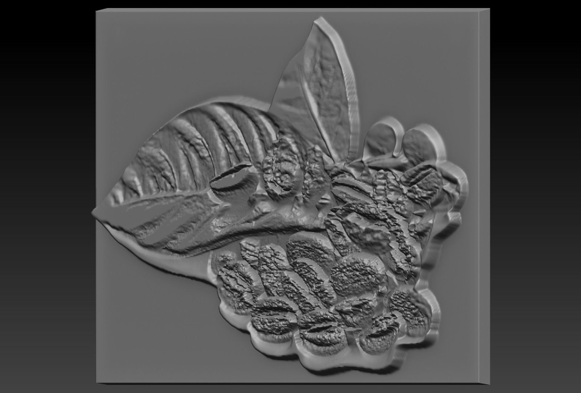 Coffee Beans 3D print model_2