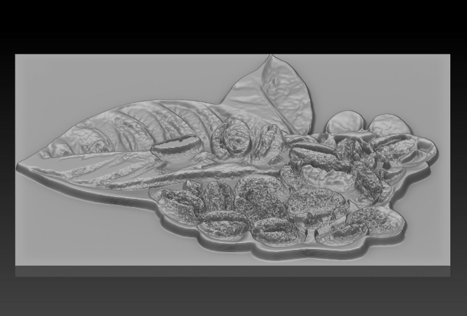 Coffee Beans 3D print model_4