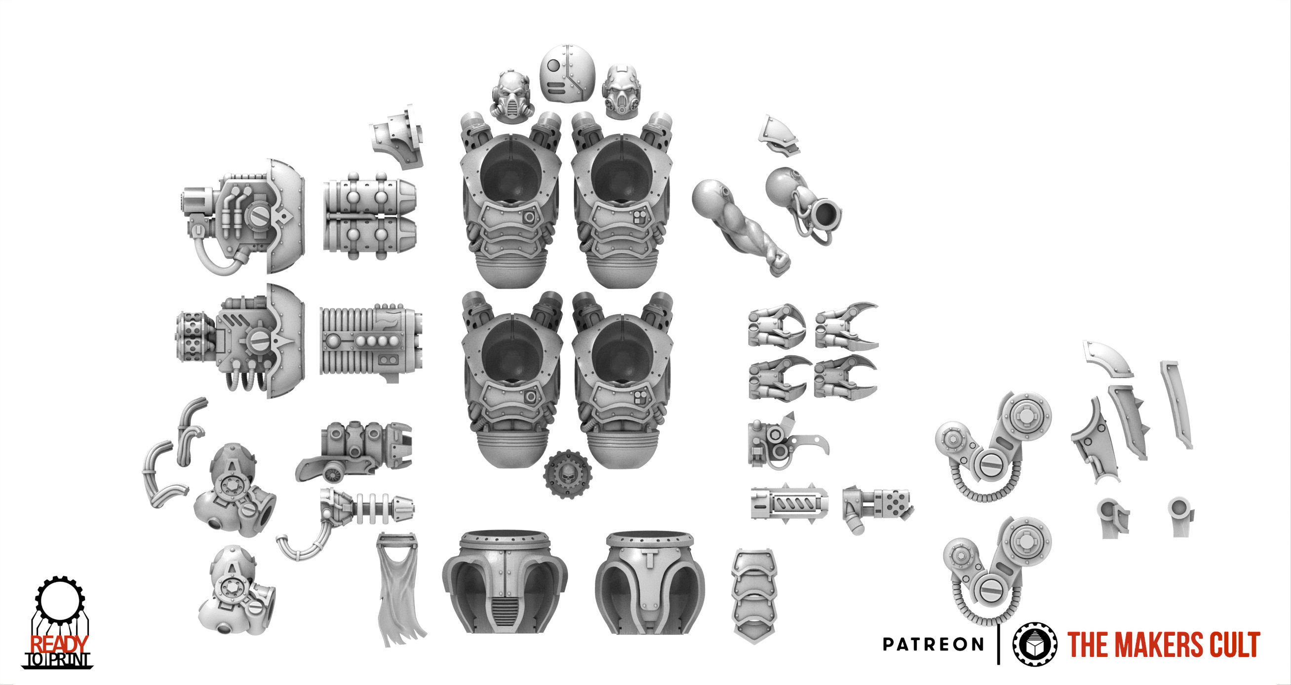 Dark Techno - Grimnaut 3D print model_4