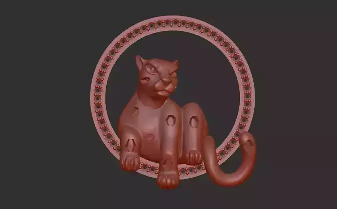Panther pendant 