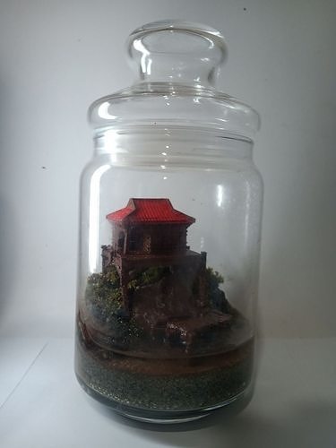 Japanese Model For Aquarium and Terrarium  Free 3D print model