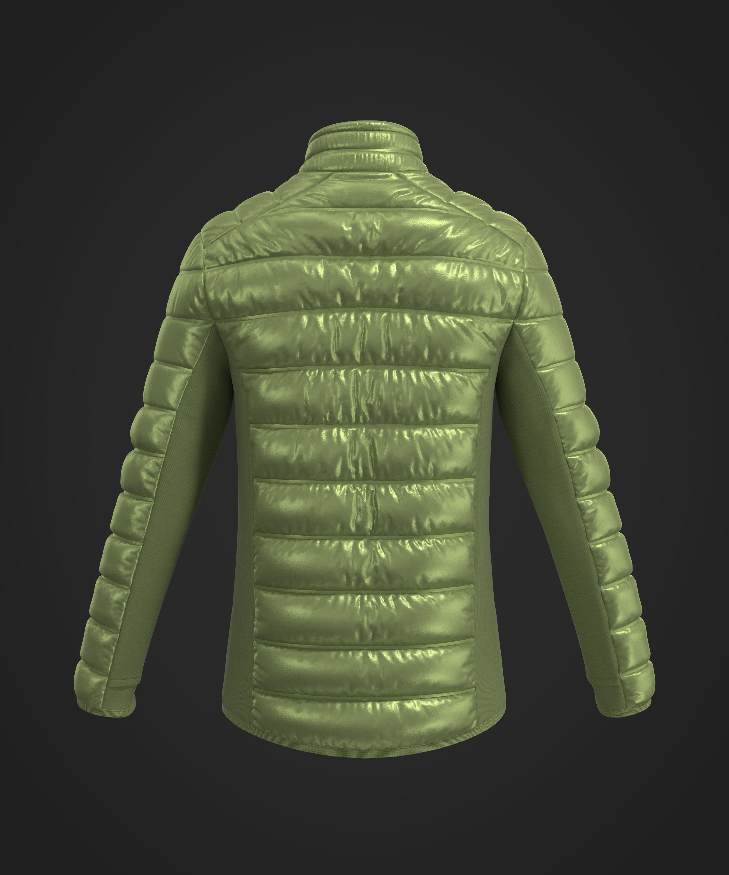 Puffer Mid Layer Jacket 3D model_3