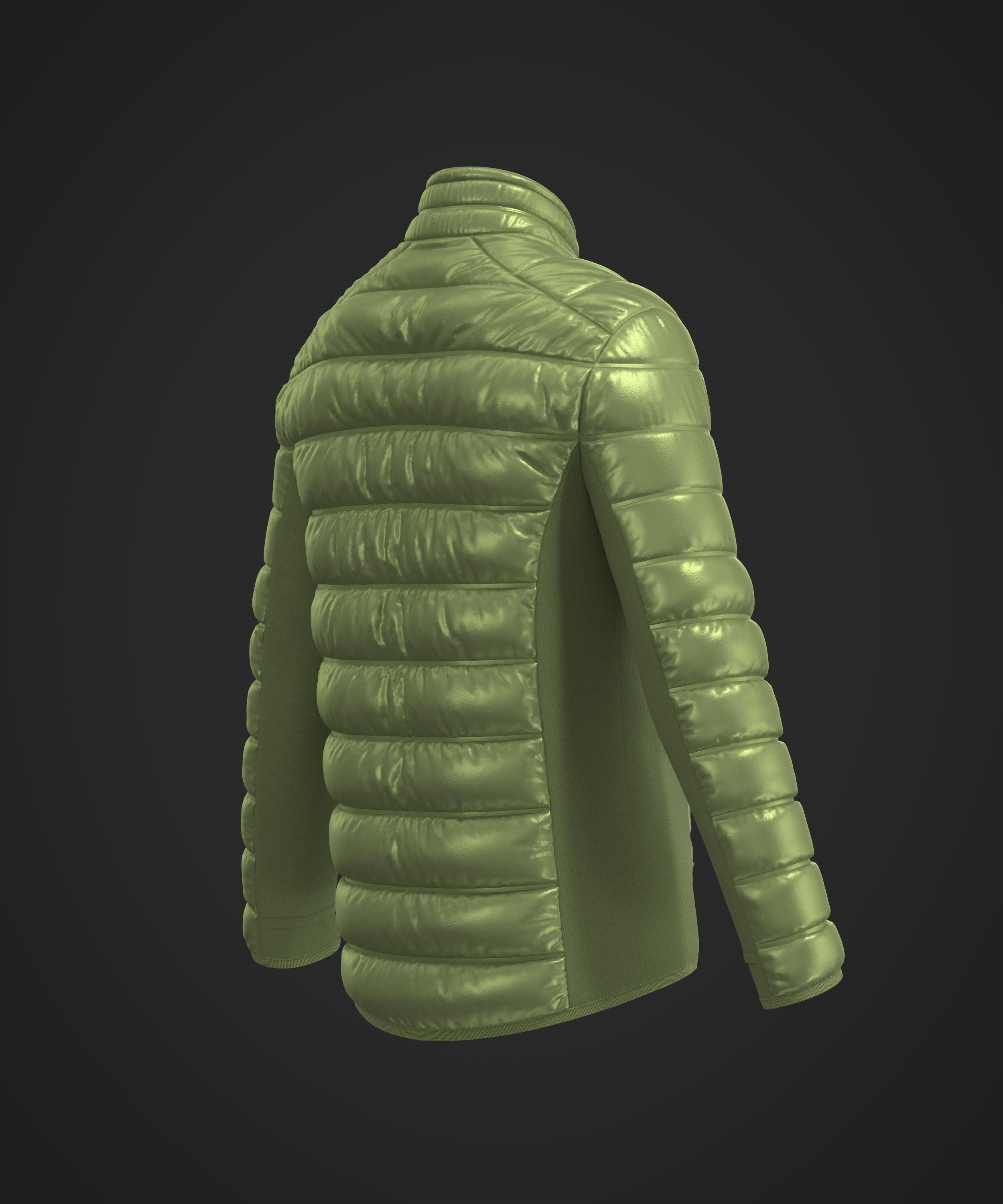 Puffer Mid Layer Jacket 3D model_6