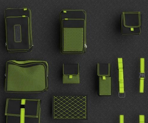 Techwear elements for 3D character model 3D model_3