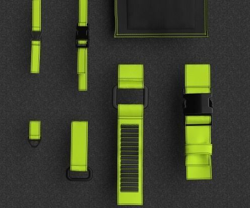 Techwear elements for 3D character model 3D model_1