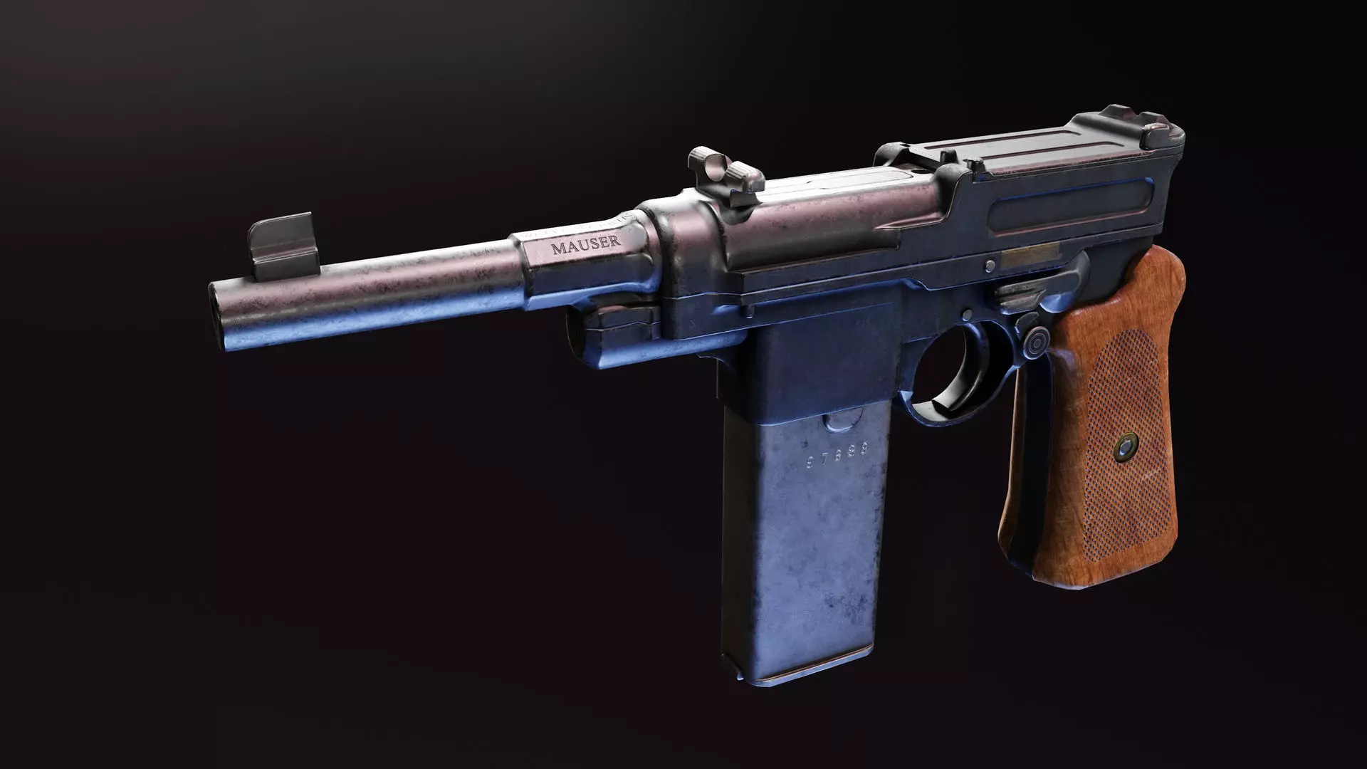 Mauser 06 08 Low-poly 3D model_0