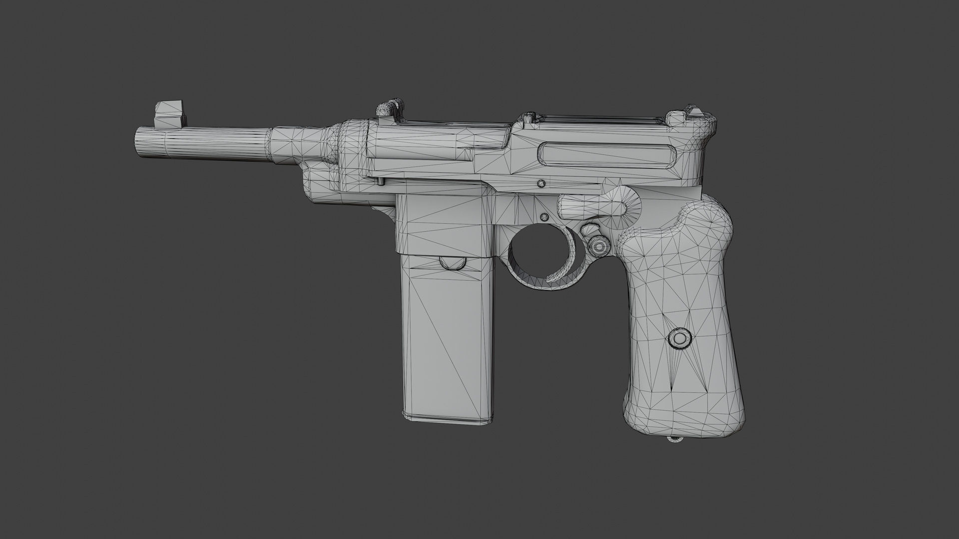 Mauser 06 08 Low-poly 3D model_9