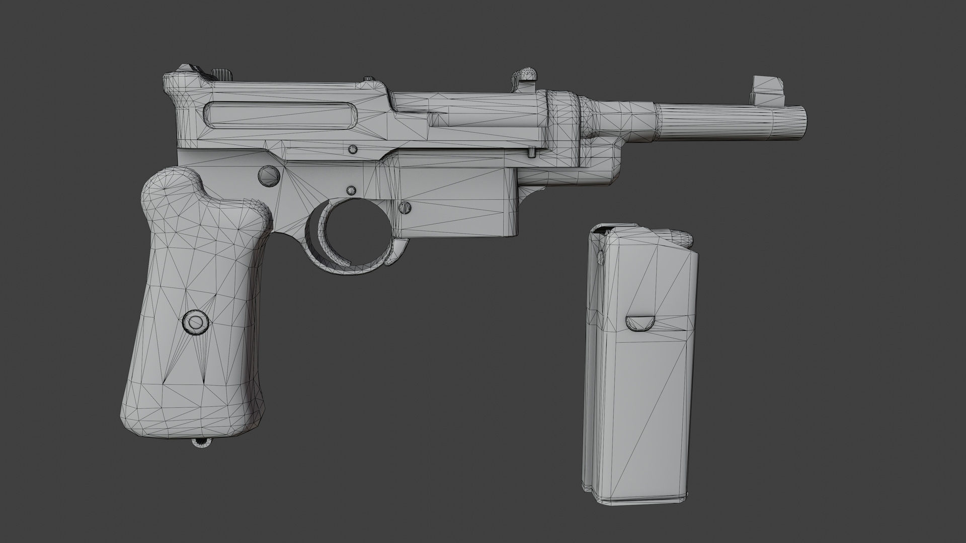 Mauser 06 08 Low-poly 3D model_10