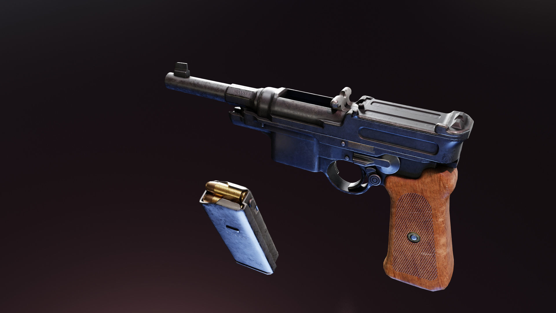 Mauser 06 08 Low-poly 3D model_4