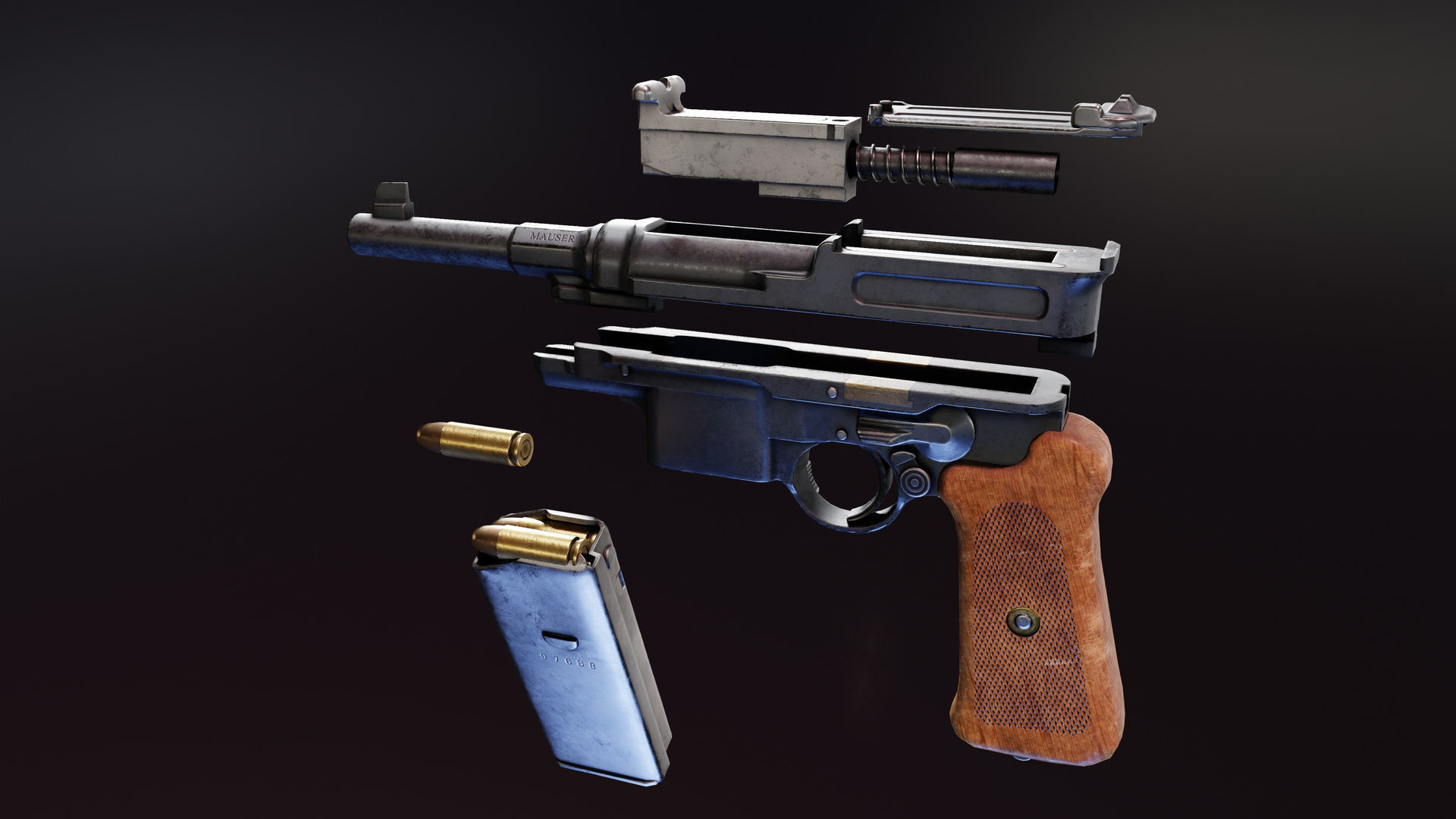 Mauser 06 08 Low-poly 3D model_5