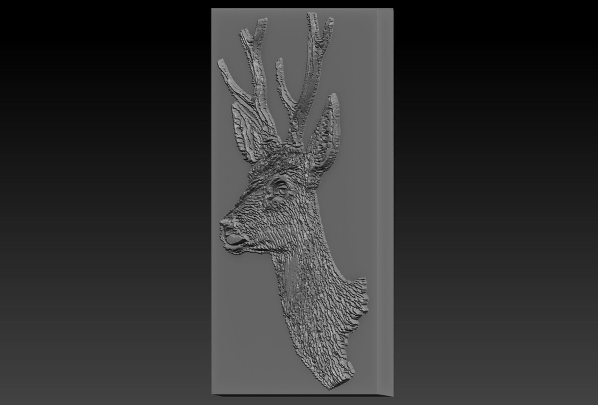 Deer Head 3D print model_2