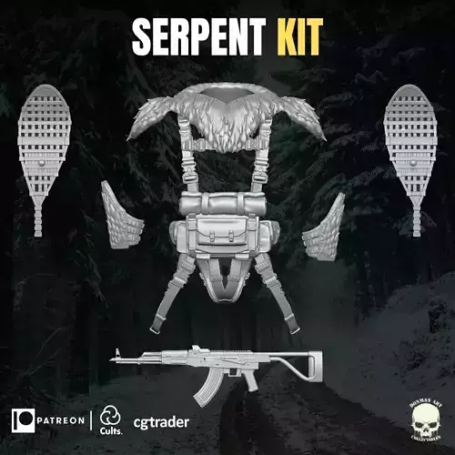 Serpent Kit for Action figures