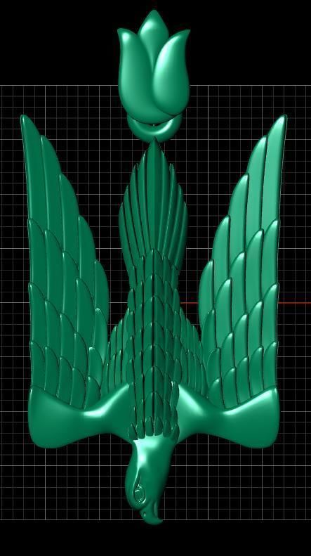 Ukrainian Trident 3D print model_11