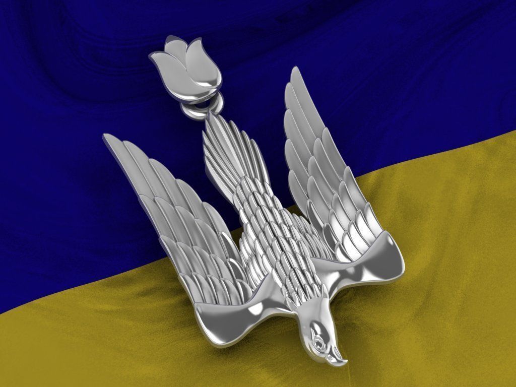 Ukrainian Trident 3D print model_1