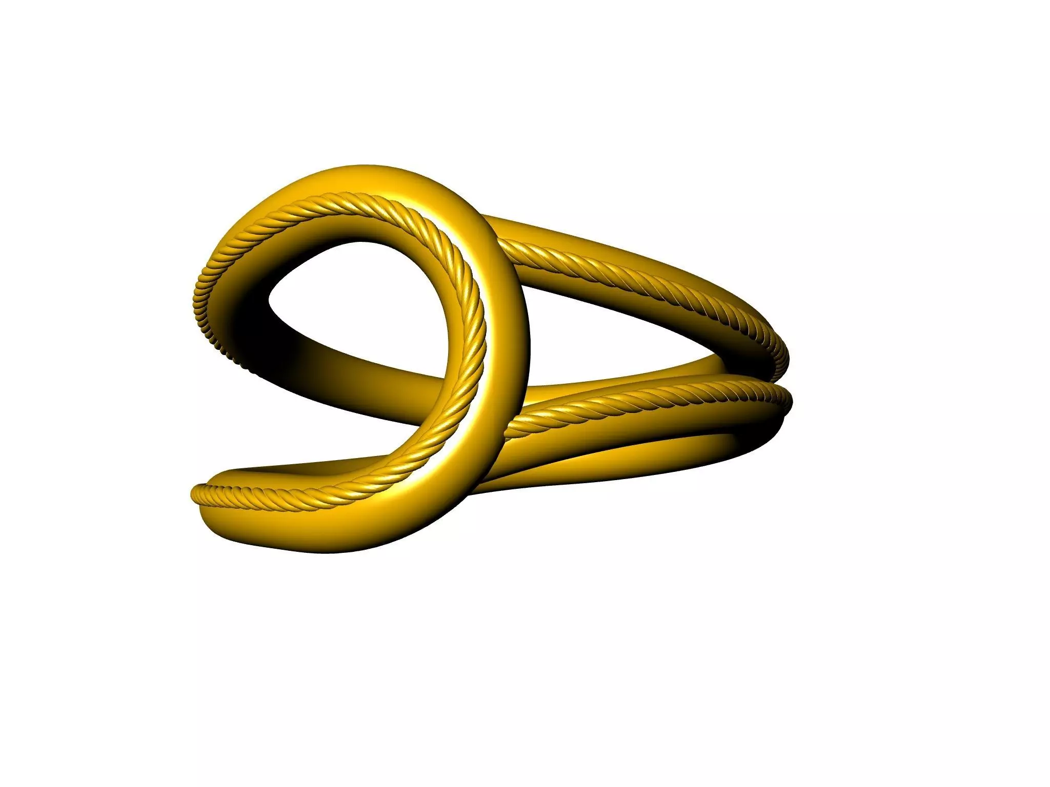 rope ring stl verified 3D print model_0