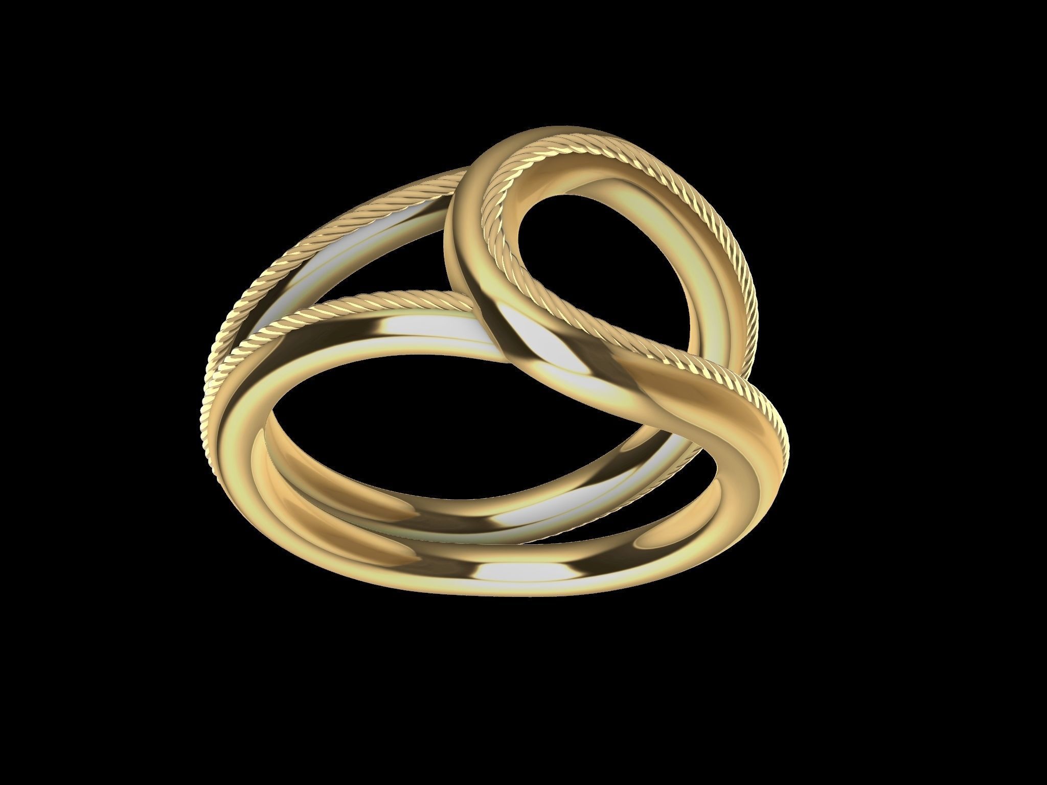 rope ring stl verified 3D print model_15