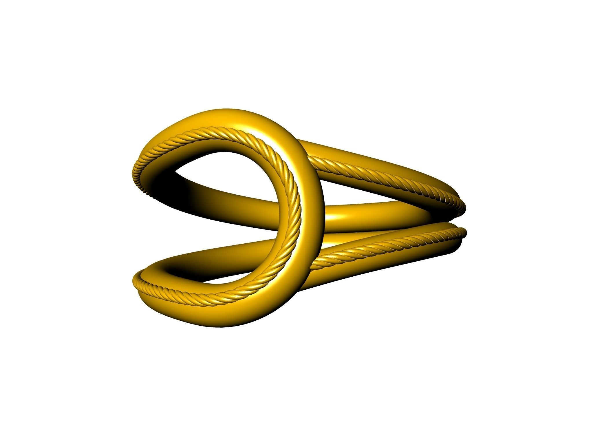 rope ring stl verified 3D print model_4