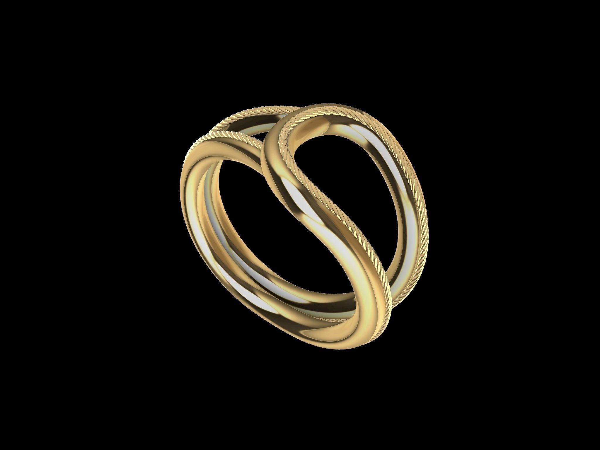 rope ring stl verified 3D print model_14