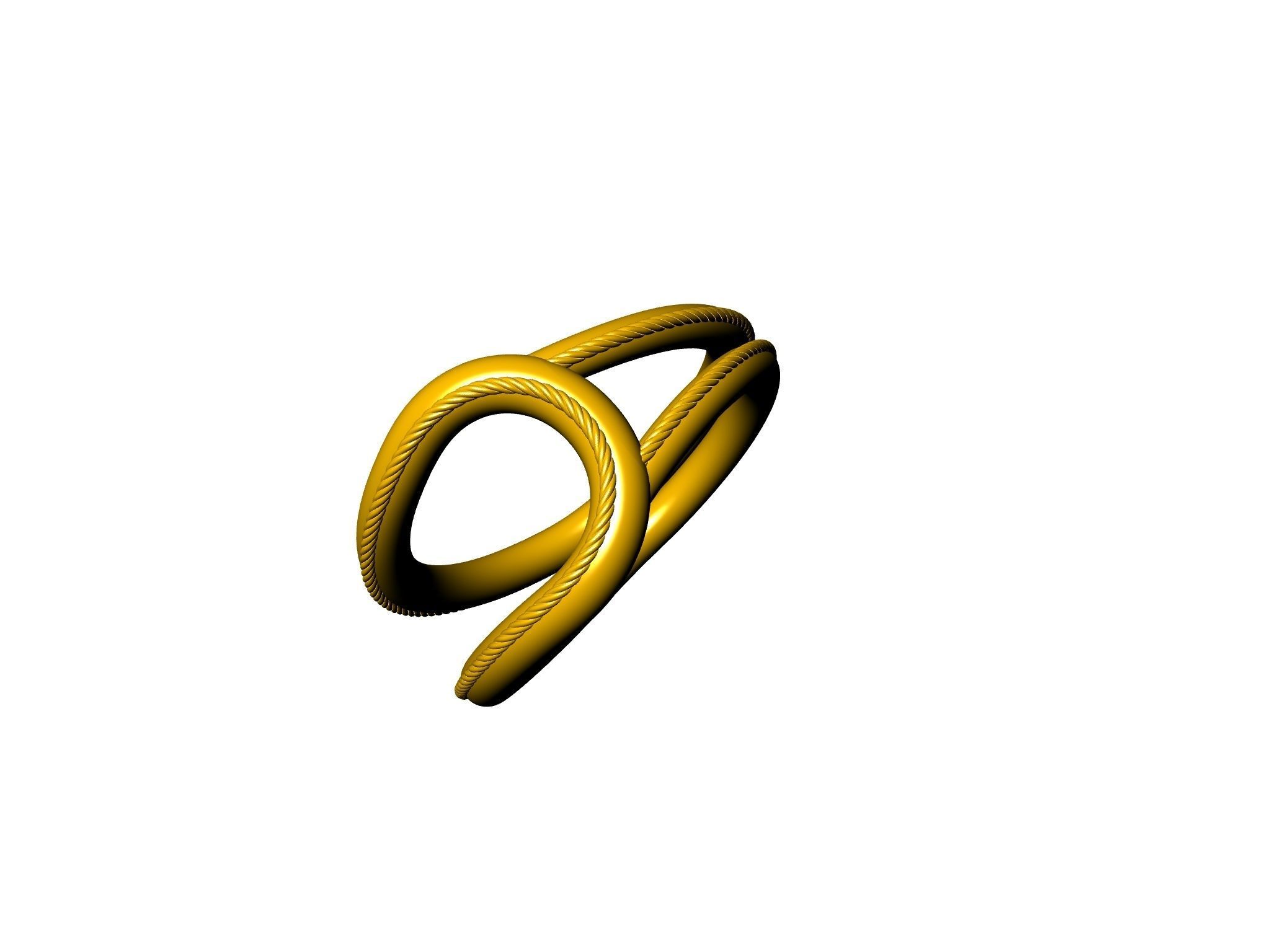 rope ring stl verified 3D print model_1