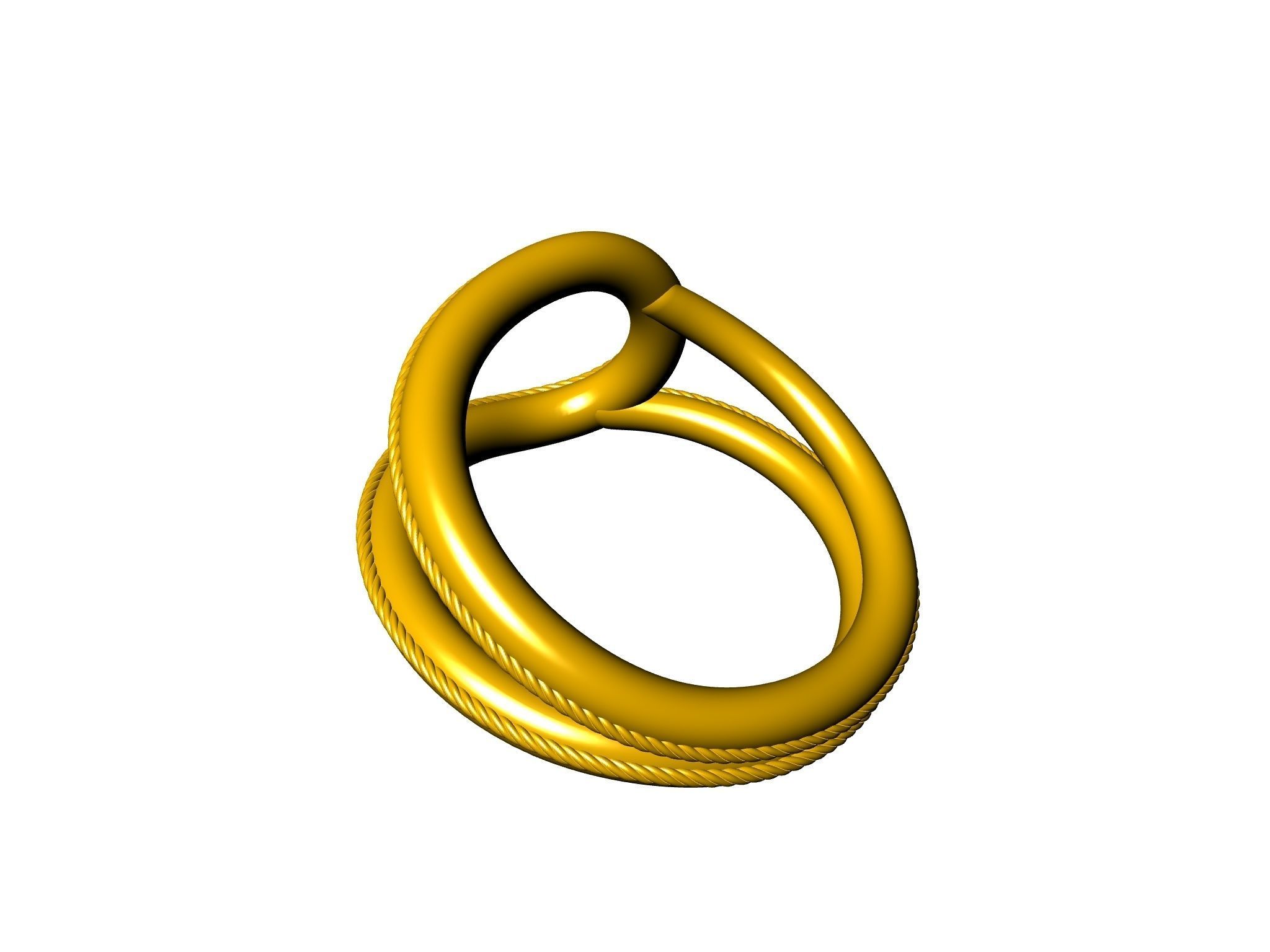 rope ring stl verified 3D print model_6