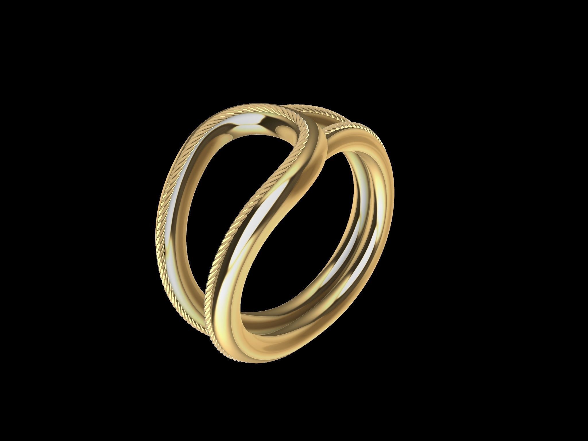 rope ring stl verified 3D print model_20