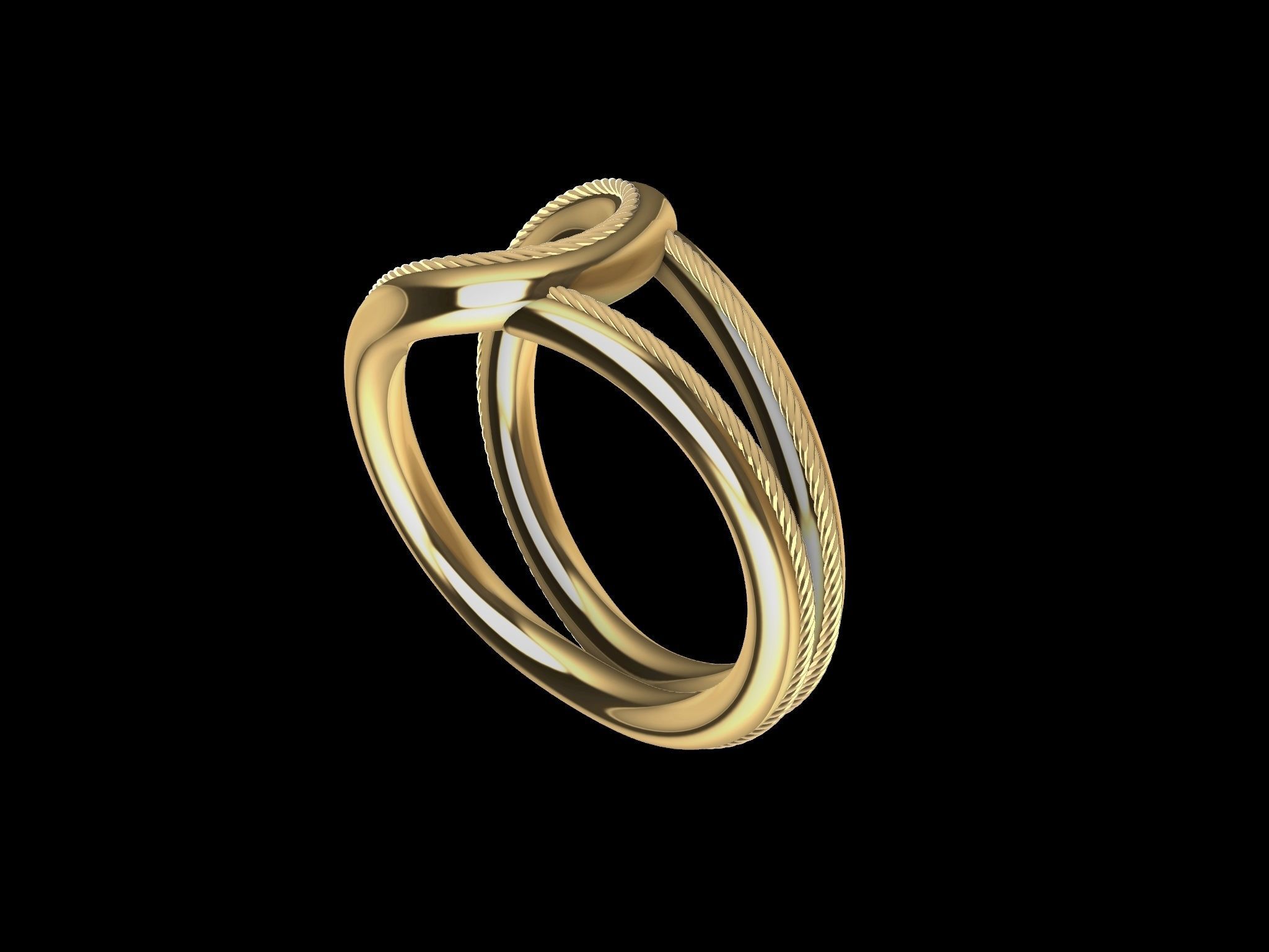 rope ring stl verified 3D print model_17