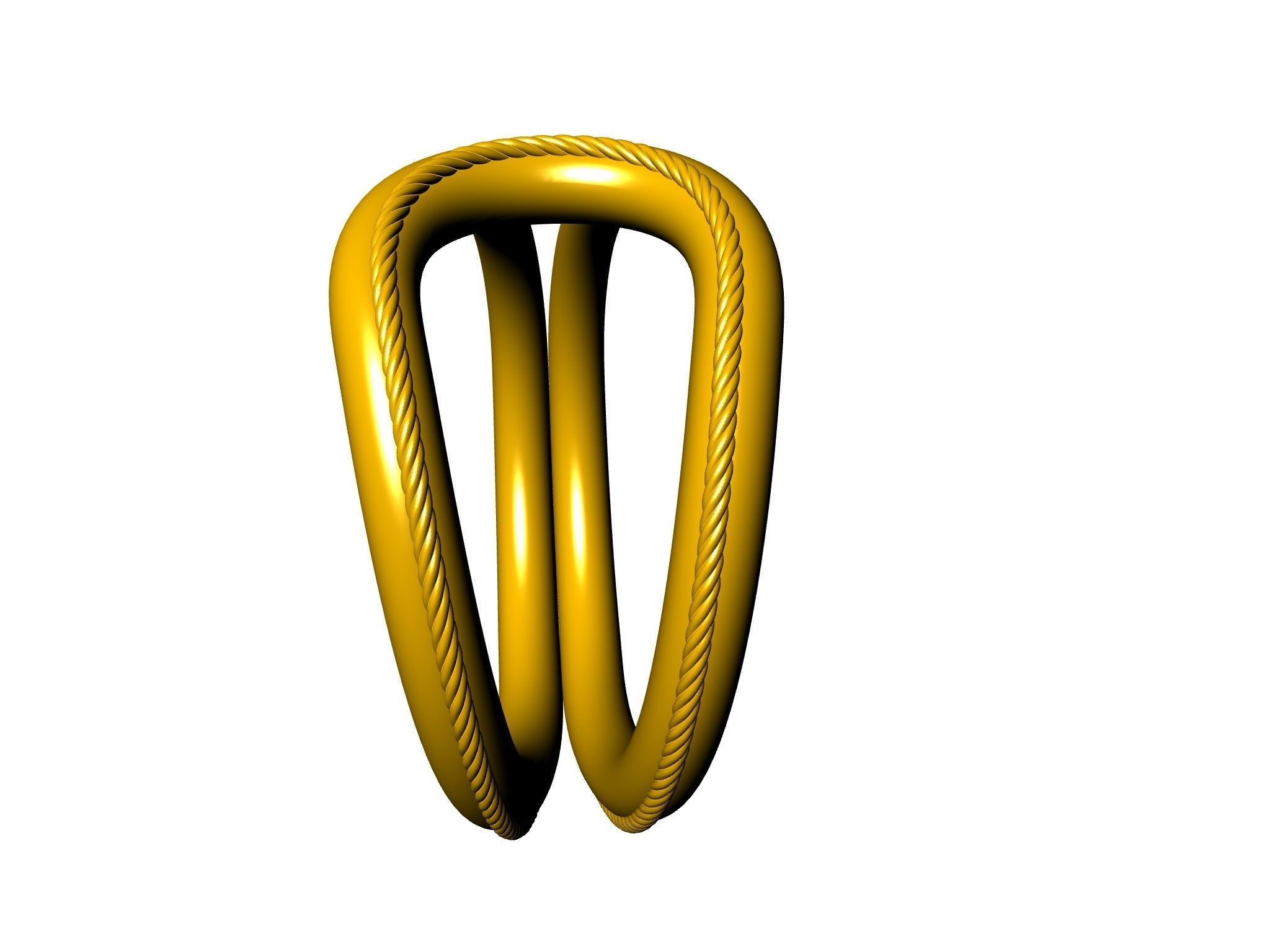rope ring stl verified 3D print model_9