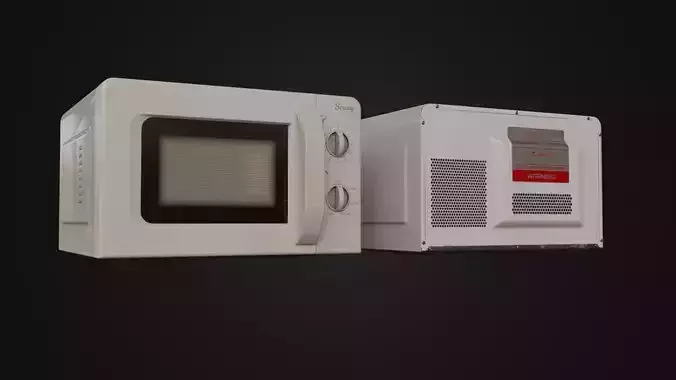 Dirty microwave oven