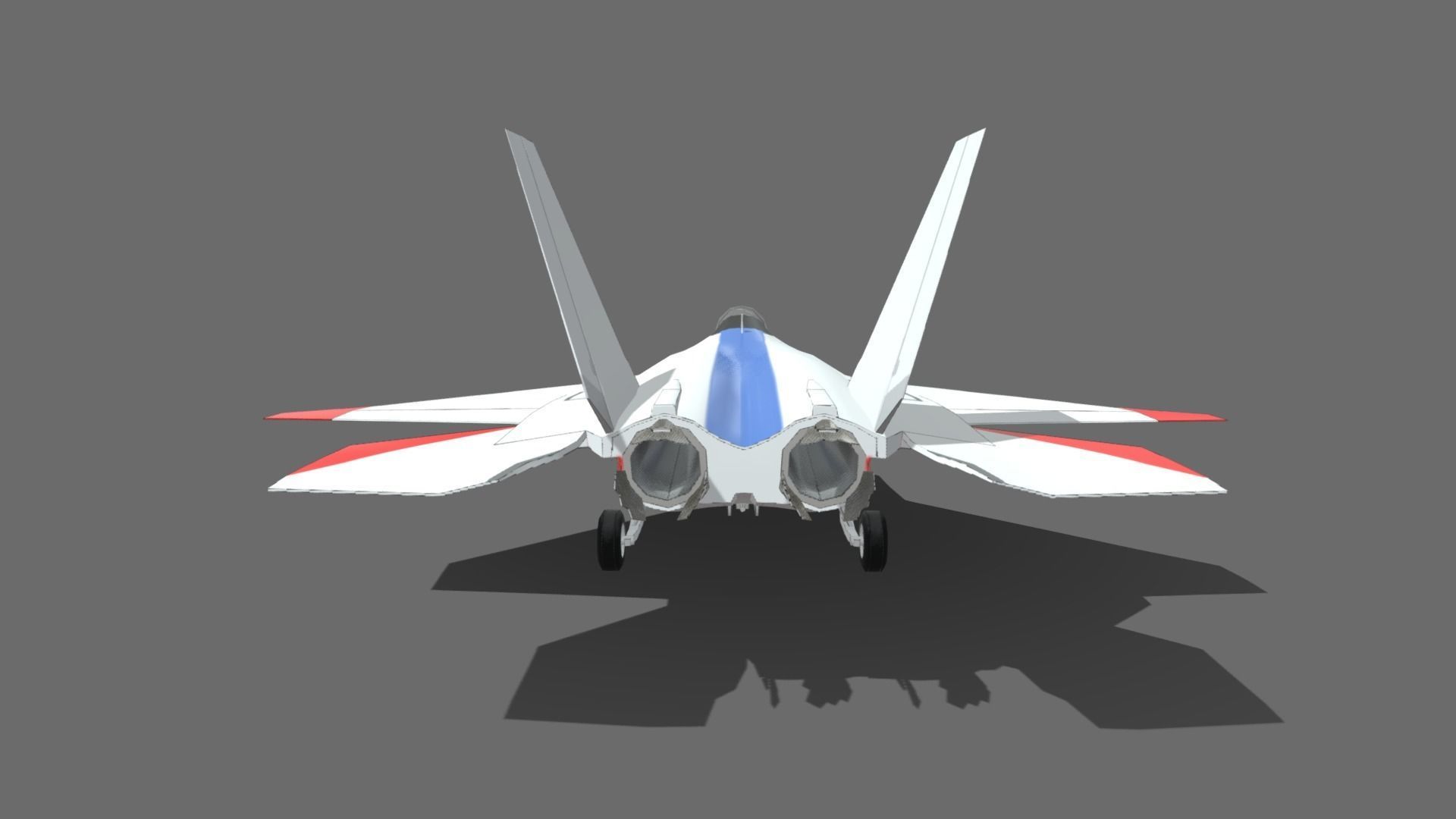 X2 Shinshin Low-poly 3D model_5