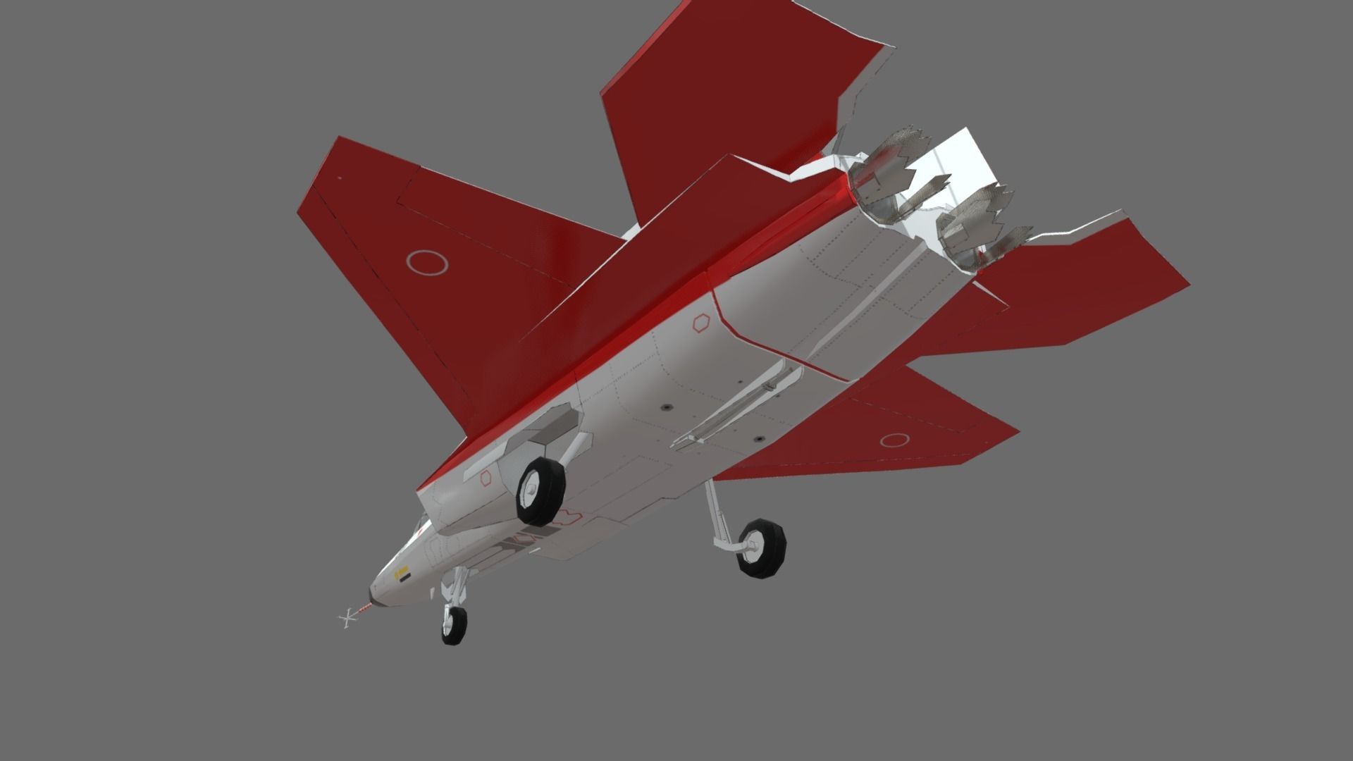 X2 Shinshin Low-poly 3D model_8