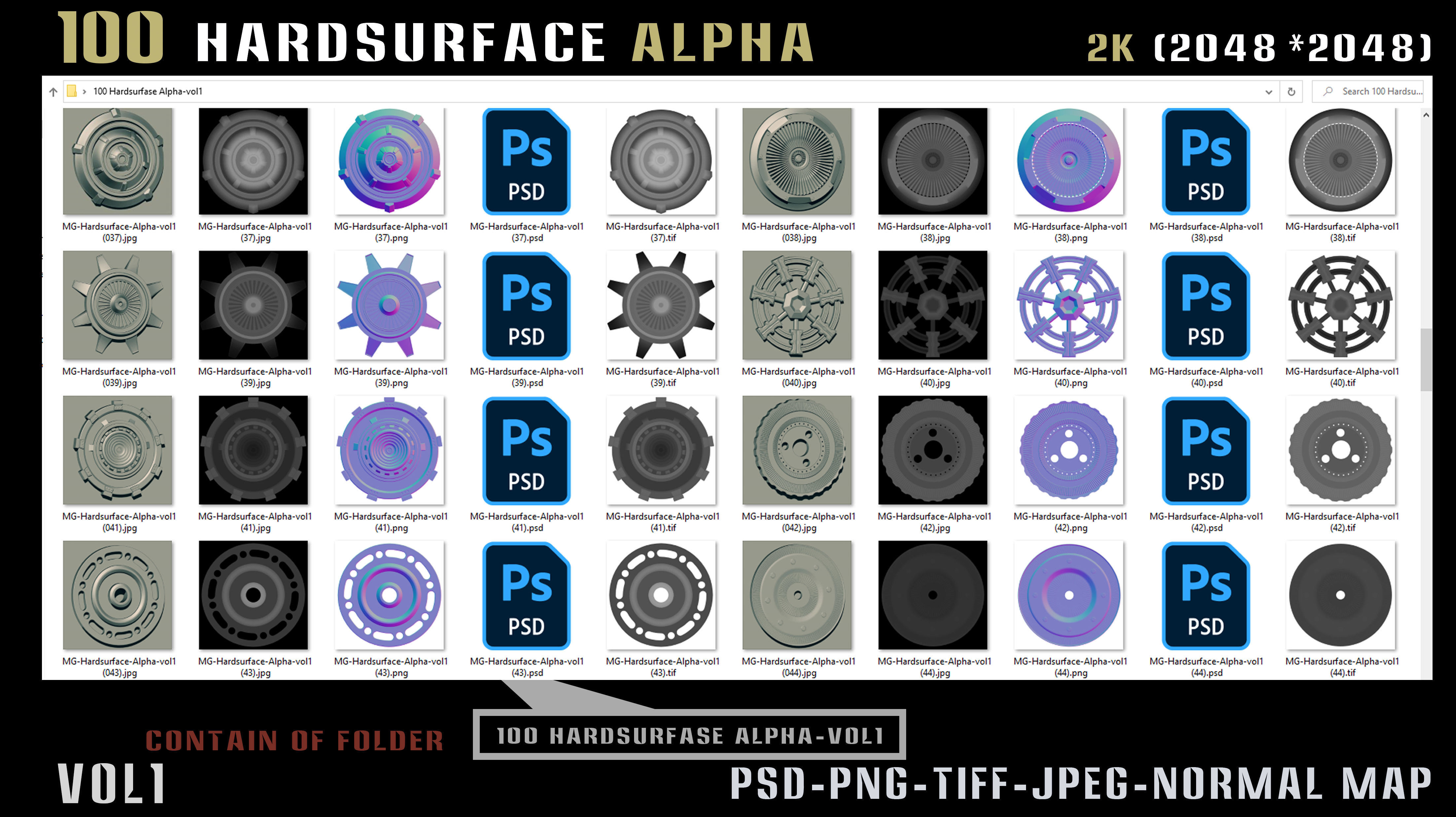 100 Hard surface Alpha - Vol 1 Texture_7