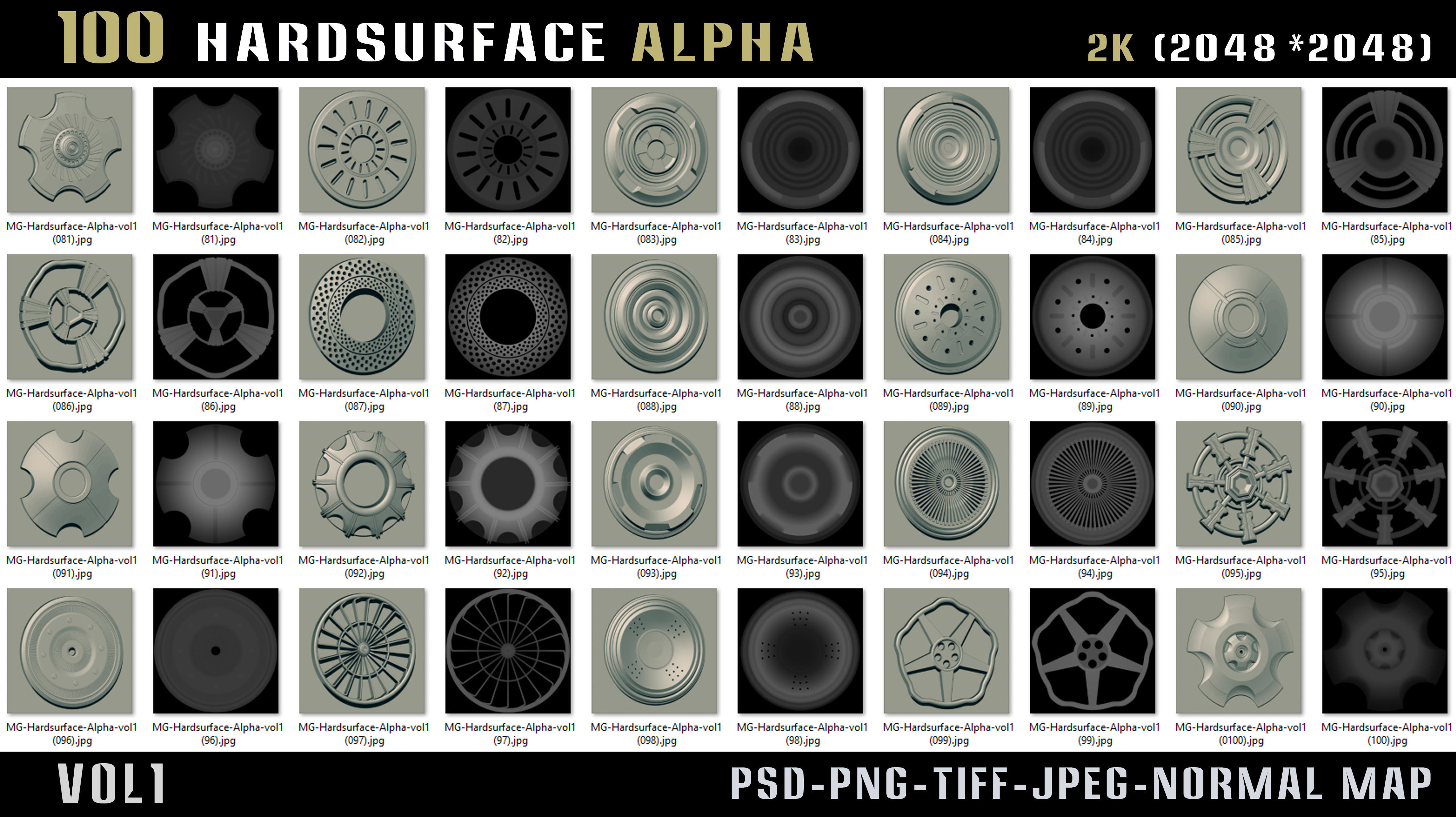100 Hard surface Alpha - Vol 1 Texture_5