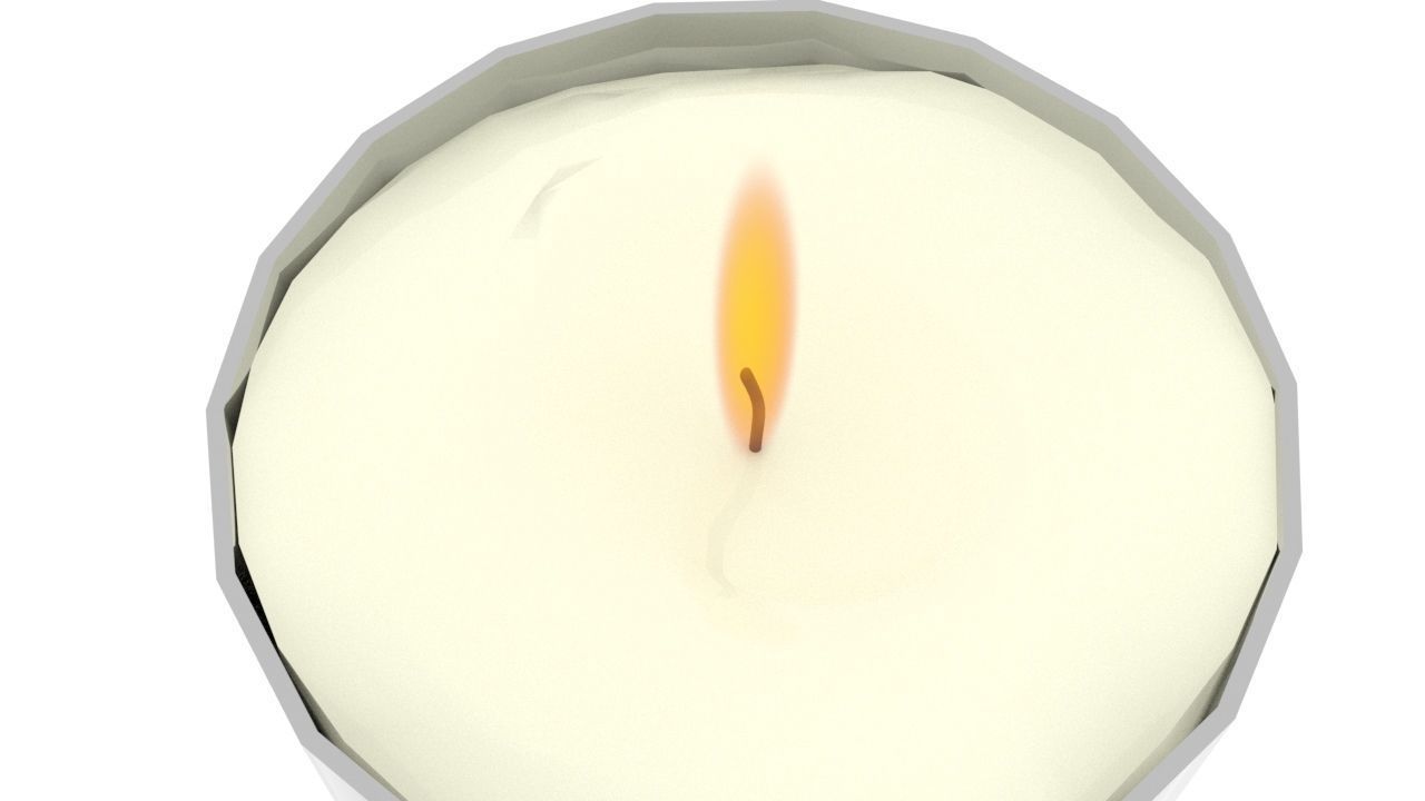 Mini Candles 3D model_1