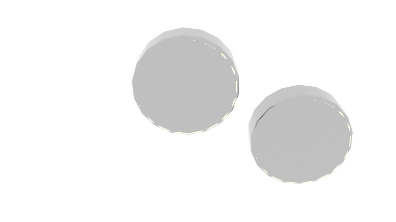 Mini Candles 3D model_3