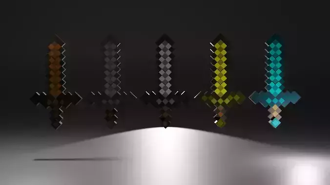 Minecraft swords