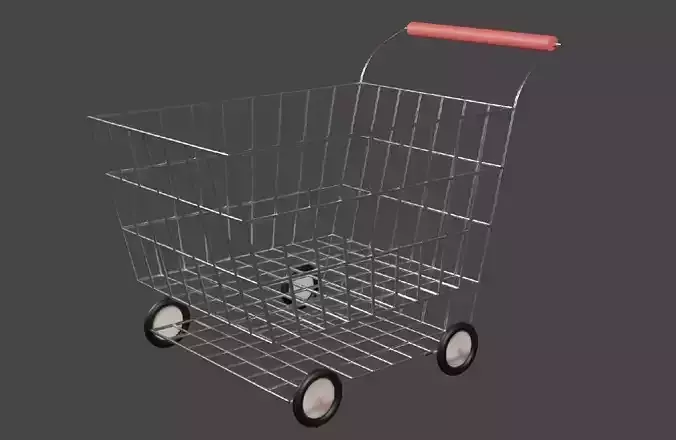 Shopping Cart 3D model