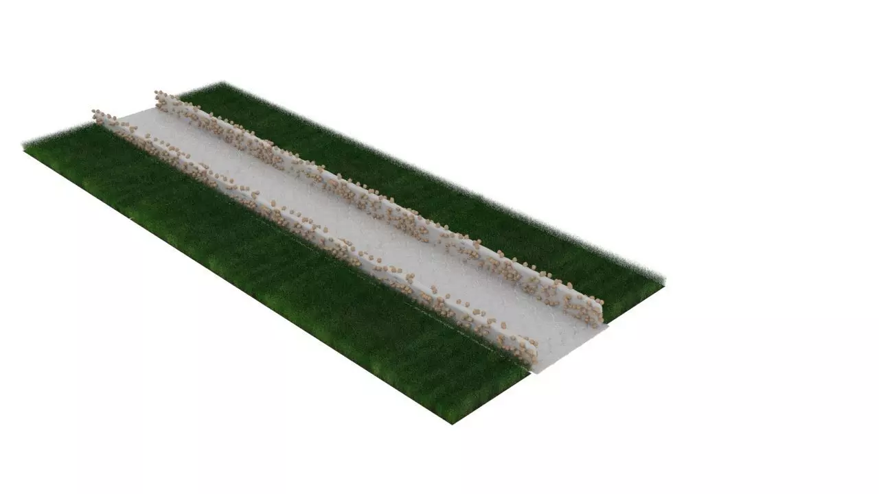 Walkway 3D model_0