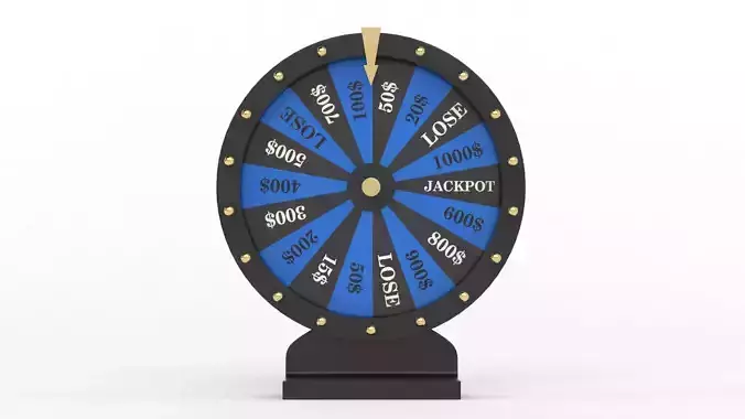 Wheel of Fortune 3D model